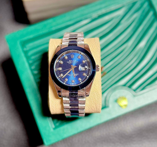 Rolex Datejust Diamond - Blue Silver