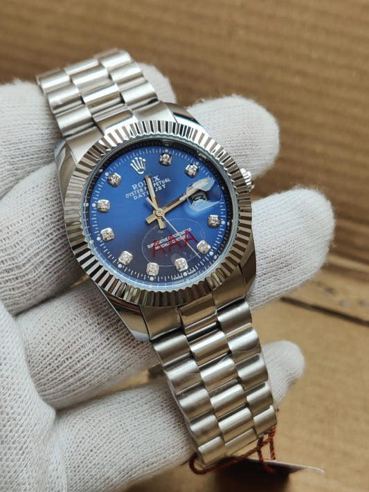 Rolex Date - Just Blue Dial for Men